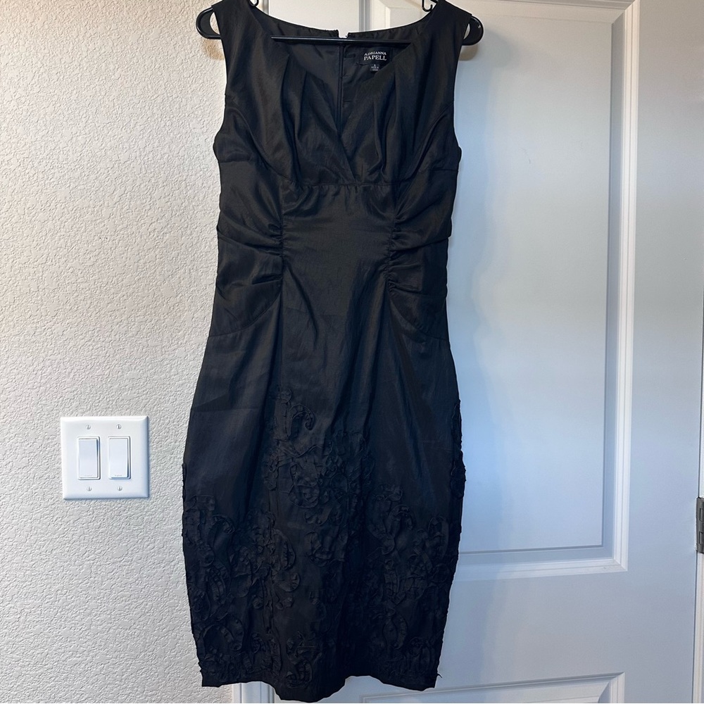 Black Midi Dress Sleeveless 6